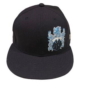 NY Yankees 2007 Crest New Era 59Fifty Fitted Hat 7 1/2